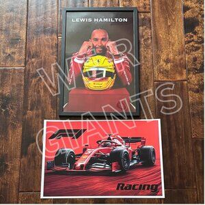 Luxury Lewis Hamilton 11 x 17 Framed Art (Bundle deal)